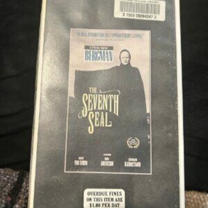 The Seventh Seal VHS Former Library Copy Hard to Find!